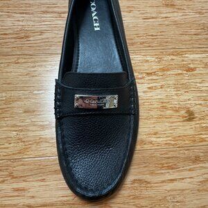 Coach Black Leather Loafers